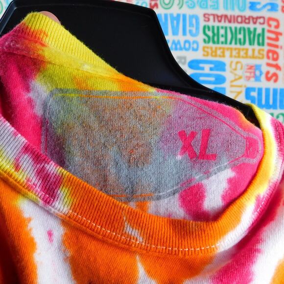 Flatbush Zombies The Glorious Dead Tour Zombie Tie Dye T Shirt Size XL - Picture 3 of 5